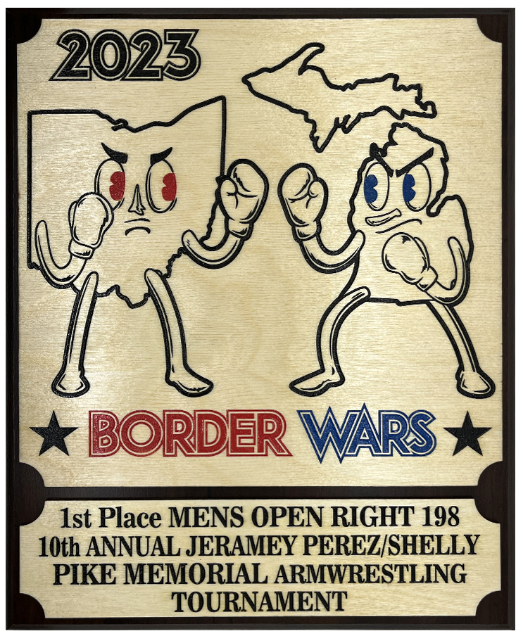 2023 Border Wars Plaques Bob's Plaques